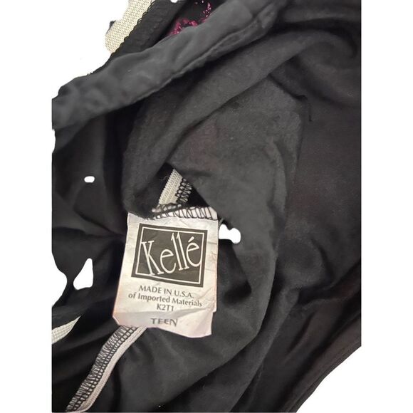 Kelle Hi-Low Dance Costume Biketard Leotard Size Teen Crackle Taylor Swift - Picture 10 of 11